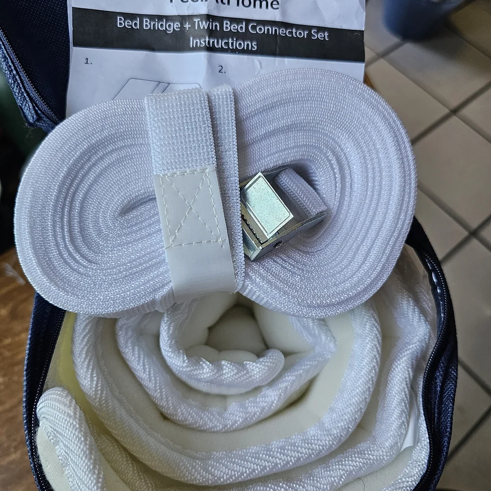 White Mattress Topper by